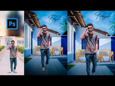 Photoshop Tutorial || How To Change Background In Photoshop Tapash Editz Editician Zone U Studio