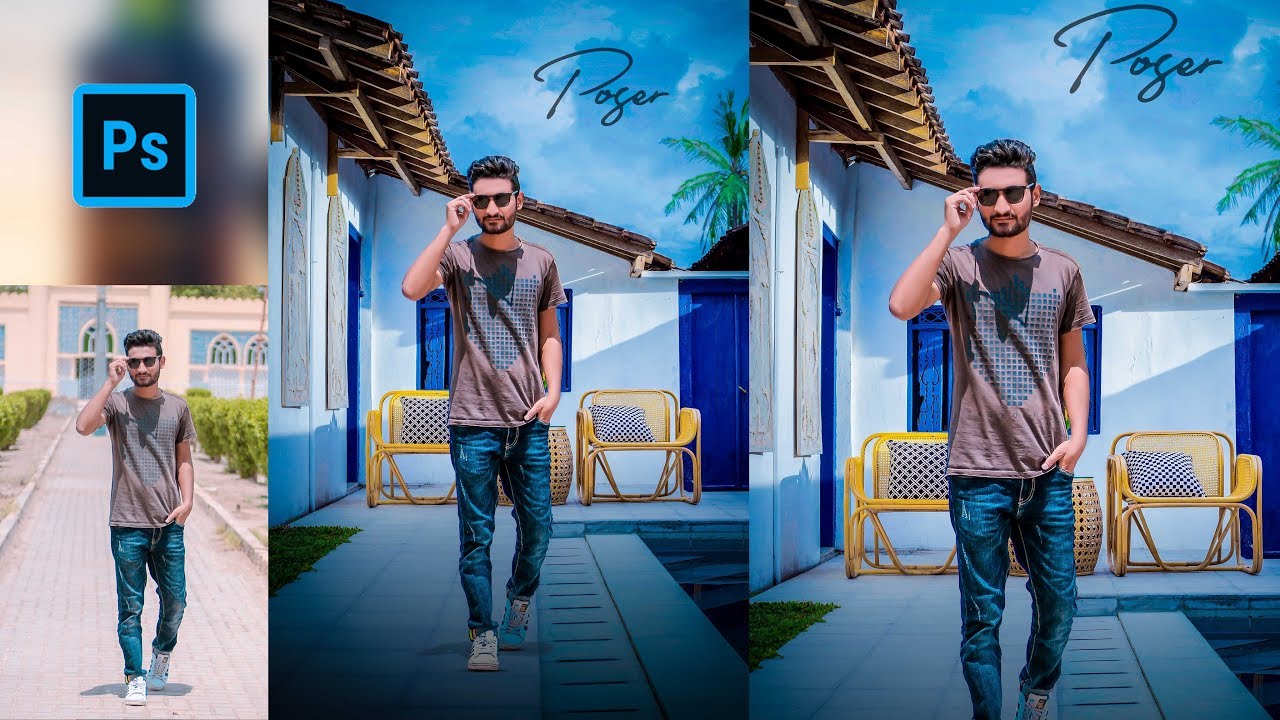 Photoshop Tutorial || How To Change Background In Photoshop Tapash ...