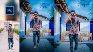 Photoshop Tutorial How To Change Background In Photoshop Tapash Editz Editician Zone U2 Studio