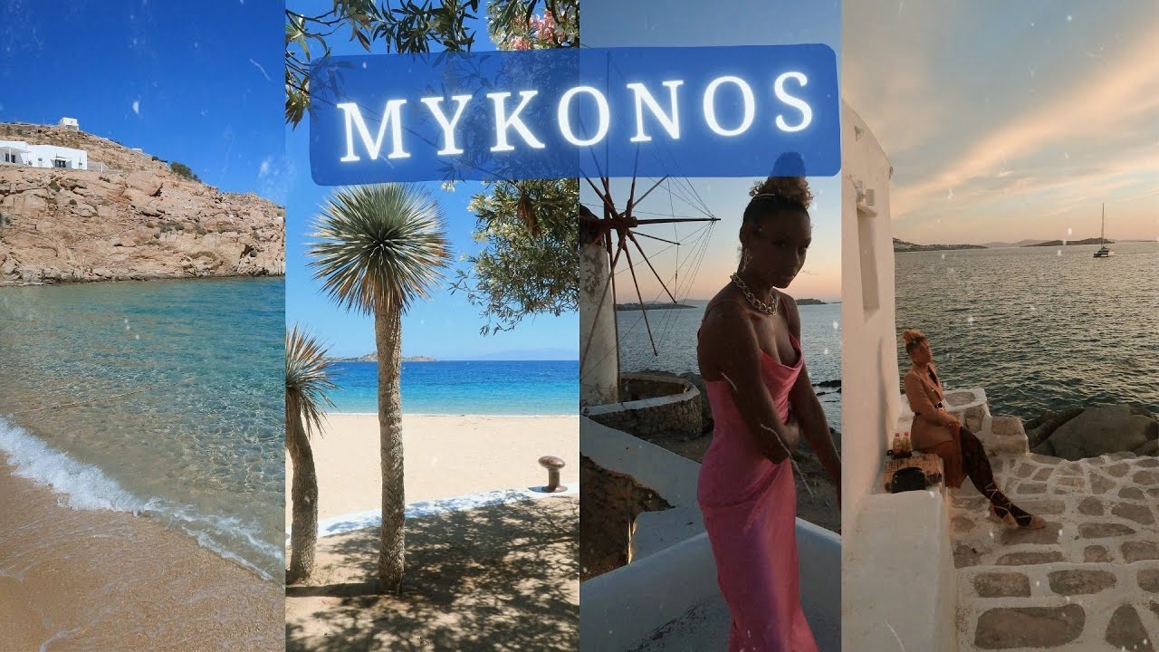 de Santorin à MYKONOS🧿 : explorer l'île sans faire aucune soirée c'est possible