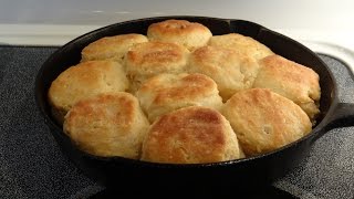 Southern Angel Biscuits, Mamaw's Recipe too! Cook 'em Up in a Cast Iron Skillet