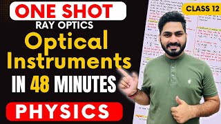 Ray Optics | One shot of Optical Instruments | Microscope & Telescope | Sunil Jangra