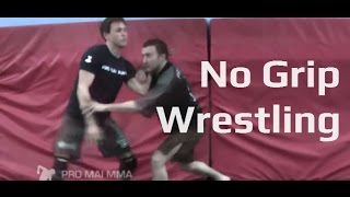 Learn To Fight Without Grips - MMA Wrestling Drill