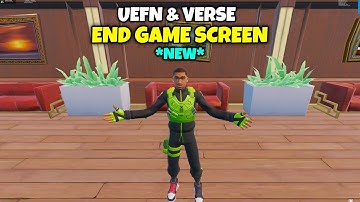 How To Make ADVANCED End Game Screen In UEFN & Verse