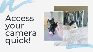 How to access your camera without unlocking your iPhone