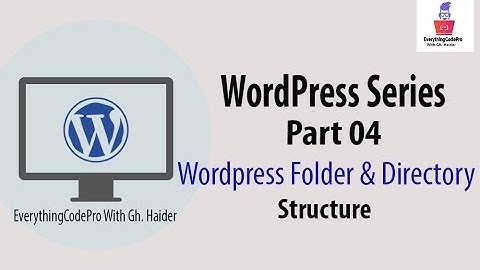 WordPress Folder & Directory Structure In Urdu/ Hindu Part-04
