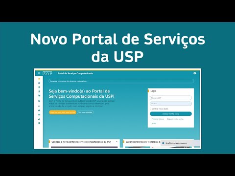 USP apresenta o novo Portal de Serviços!