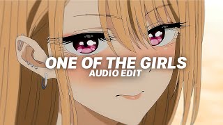 One Of The Girls - The Weeknd, Jenny (Audio Edit) | Slowed + Reverbed