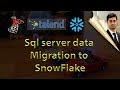 Data Migration from Sql Server to Snowflake on AWS using Talend