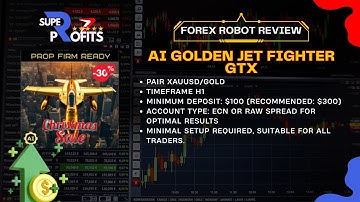 Turn $100 into Profits with AI Jet Fighter GTX EA! 💎✨ #goldscalping  #mt4ea  #neuralnetworks
