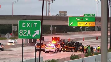 1 killed in possible wrong-way crash on I-4 in downtown Orlando