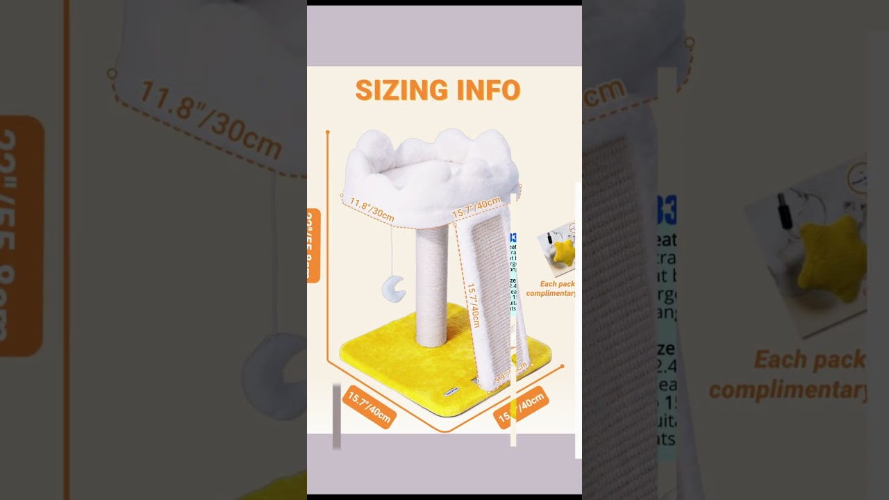 Unboxing high-quality cat furniture! This "cloud" is irresistible to cats 🐱❤️   