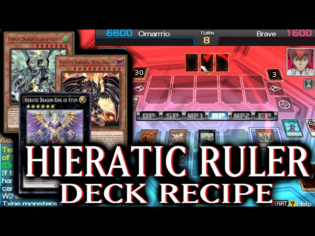 Hieratic Dragon Ruler Deck - Yu-Gi-Oh! Arc-V Tag Force Special #25 class=