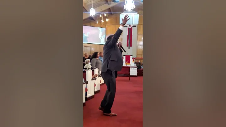Pastor Bertrand Maurice Bailey Jr sings "How I mad...