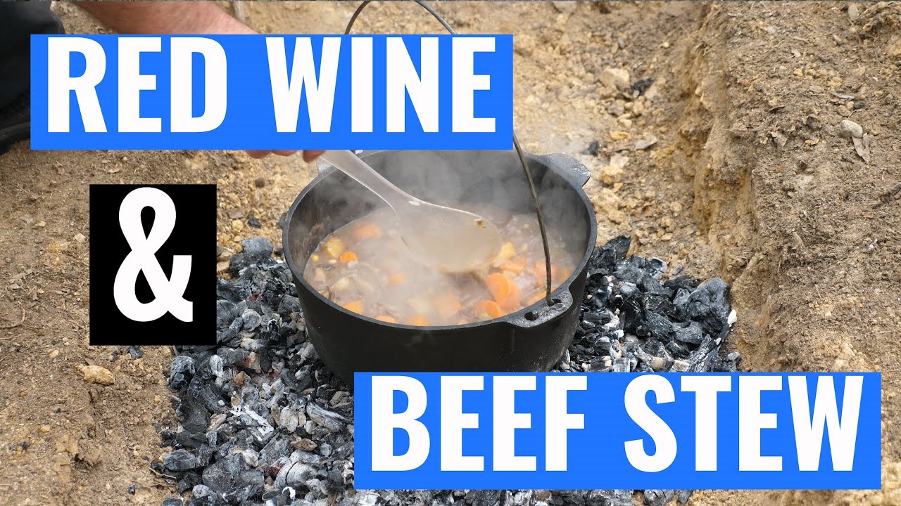 Red Wine and Beef Stew Camp Cooking YouTube