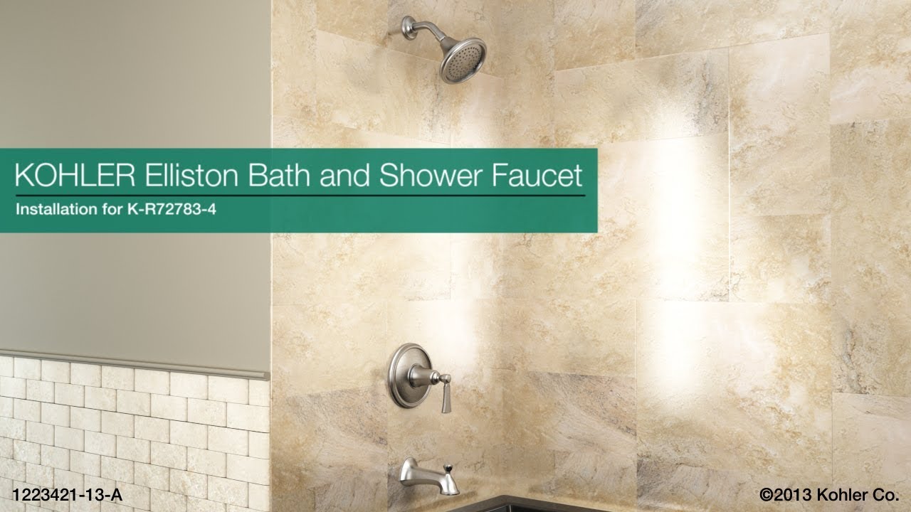 Installation - Elliston Bath and Shower Faucet - YouTube