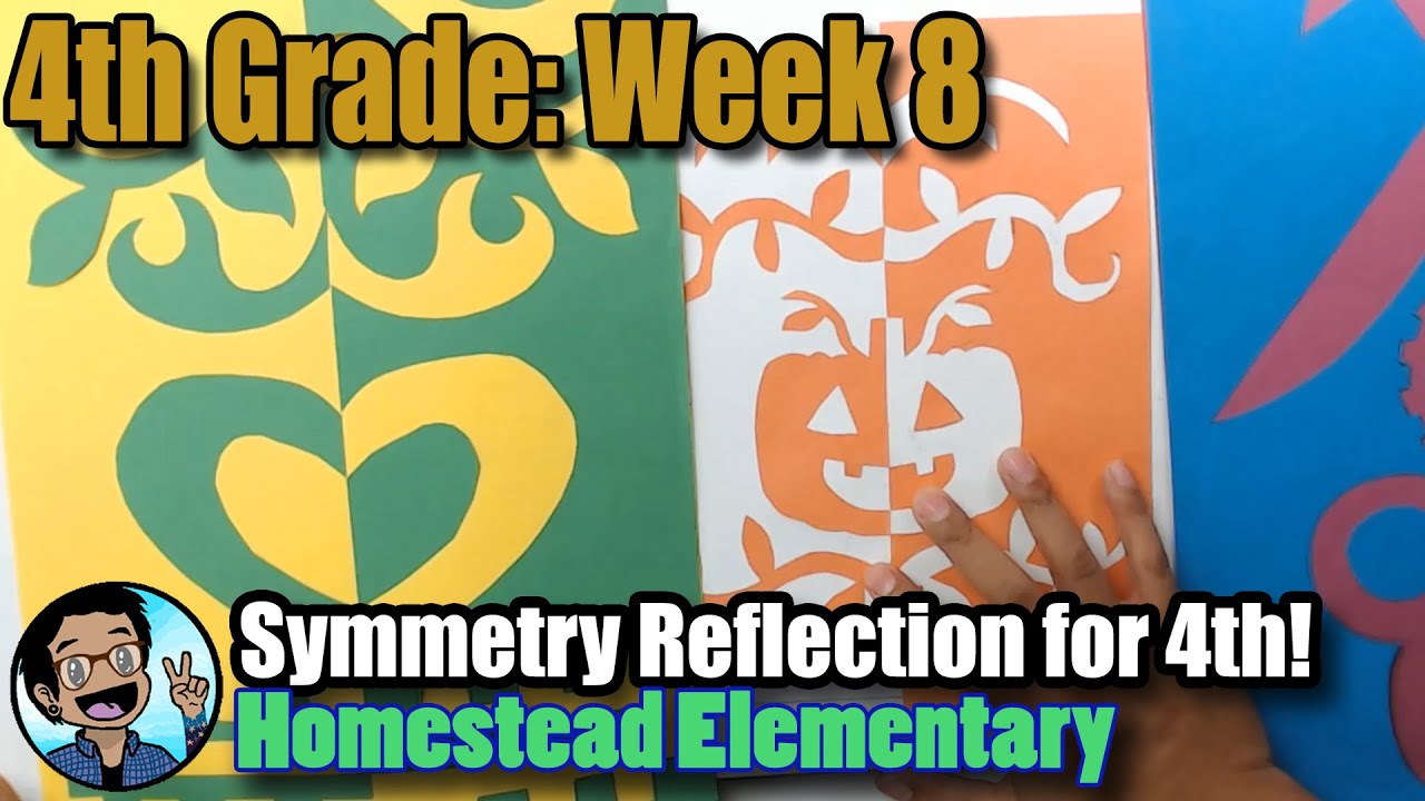 4th Grade Week 8: Symmetry Reflection for 4th - YouTube