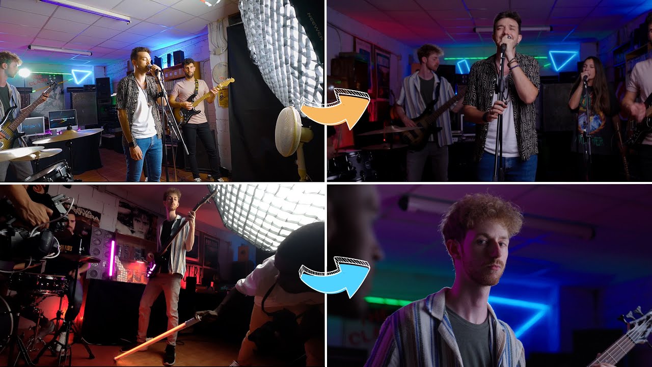 Así ILUMINAMOS este VIDEOCLIP | Cómo mover tus luces según el plano · Iluminación cinematográfica