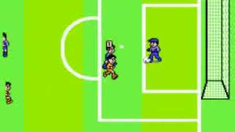 KICK AND RUN FOR THE NES - FIRST GAME ITALY VS ENGLAND