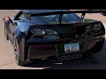 2019 c7 zr1  billy boat exhaust  fusion exhaust system with carbon fiber tips