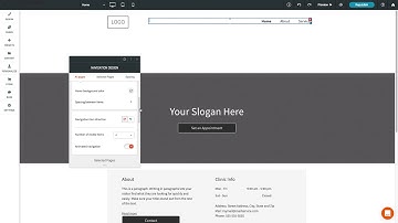 Menu Editor - Smart Site Builder