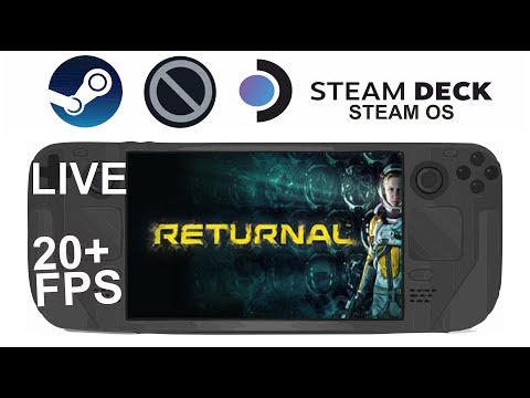 Returnal on Steam Deck/OS in 800p 20+Fps (Live) no sup