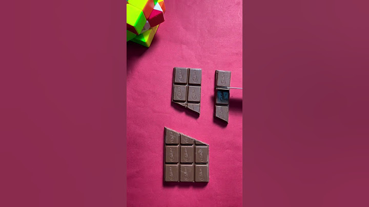 Il trucco appagante della tavoletta di cioccolato infinita | Guarda attentamente 🍫👀