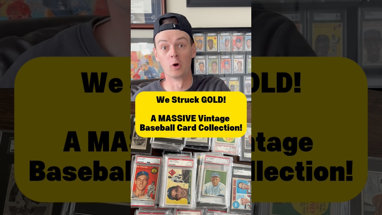 This vintage baseball card collection is insane! And I'm selling