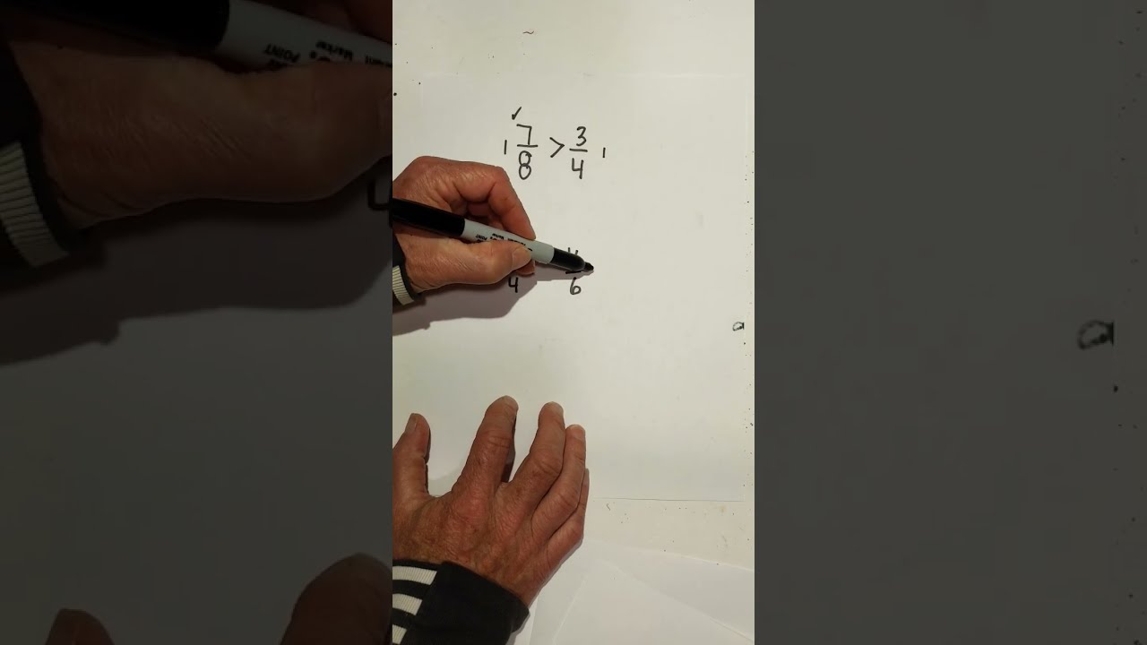 Which Fraction Is Larger Shorts