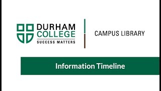 Information Timeline