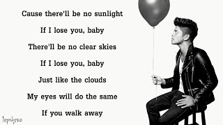 Bruno Mars - It Will Rain (Lyrics)