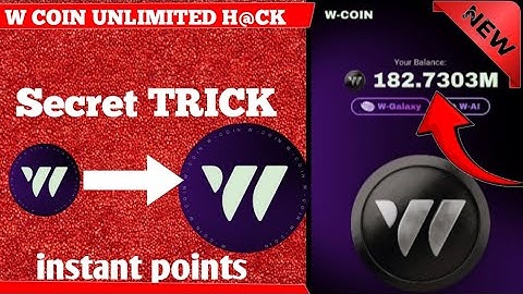 W COIN UNLIMITED Coins | w COIN free unlimited coins | w COIN new script 🔥 wcoin free h@ck Trick