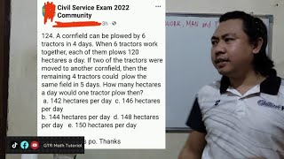 Work Problem | Work Man and Time | CSE / LET / UPCAT /CET Review