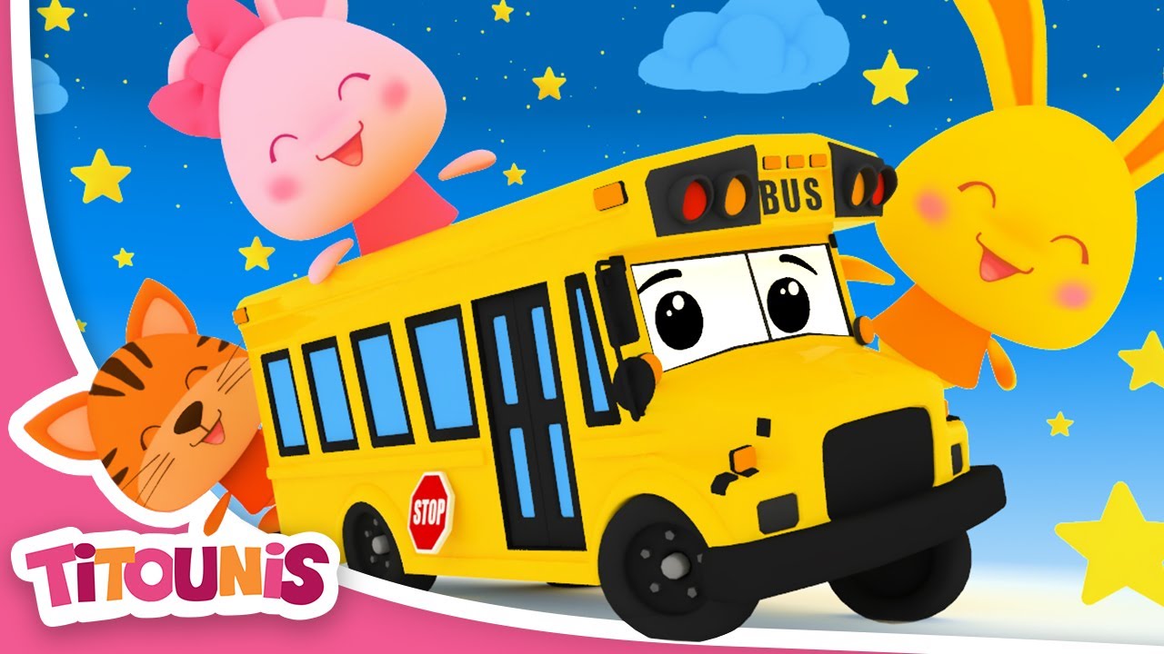 Comptines et Chansons  Roues de lAutobus  Bbs Enfants  Titounis