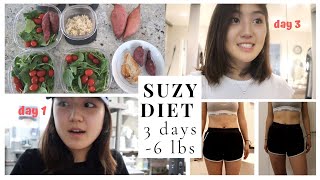 I tried K-pop Idol Bae Suzy’s Diet 배수지 다이어트 | HOW TO LOSE 6LBS IN 3DAYS! (ft souplantation)