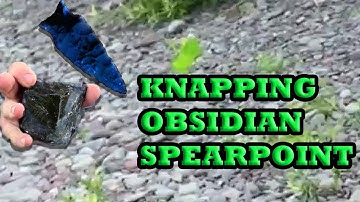 How to Make An Obsidian ARROWHEAD (Flint Knapping)