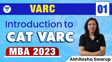 Introduction to CAT VARC | MBA Skill Builder | VARC Episode-1 | Abhilasha Swarup