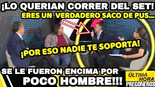 ¡LO IBAN A CORRER DEL SET!