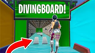 This Deathrun has NEW Divingboard JUMPS... *FUN* (Fortnite Creative)