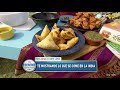 Pakora y samosa con rabindranath