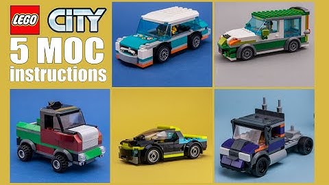5 Custom LEGO City models You need to build ( Free Instructions )