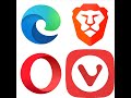 Chrome alternatives a quick feature comparison of four browsers edge brave opera and vivaldi