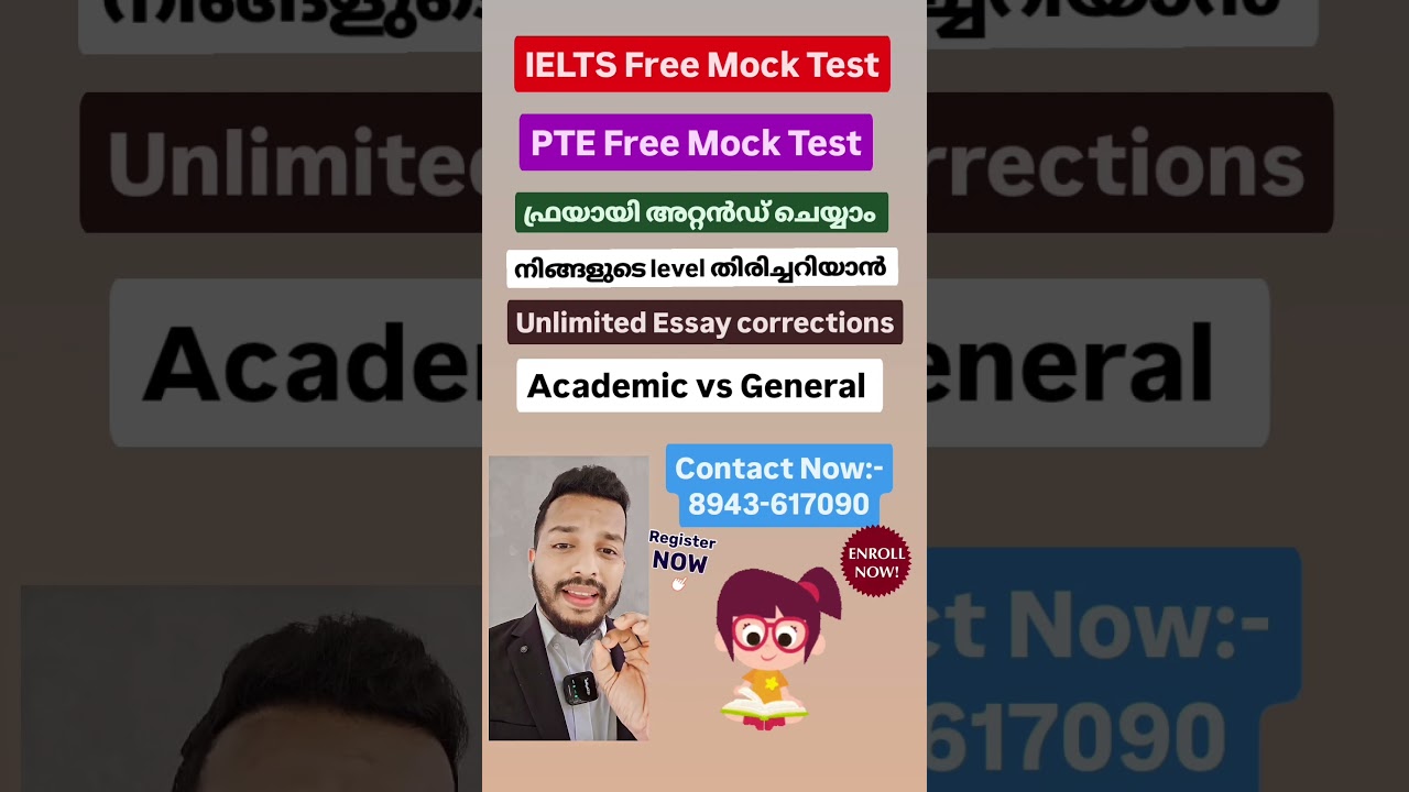FREE IELTS & PTE MOCK TESTS 