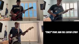 “Once” | Full Guitar Cover | Pearl Jam | Guitar Cover #16 (445hz Original Key)