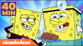 سبونج بوب | 40 دقيقة من أكثر وظائف سبونج بوب الممتعة | Nickelodeon Arabia