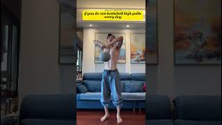 Home Kettlebell Workout—Protect Your Knees, Shape Your Whole Body #exercise #abs#sports