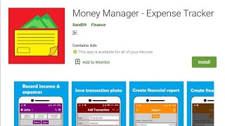 Money Manager - Android App screenshot 5