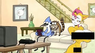 Mordecai and Rigby playing Dr.Pussycat the Video Game