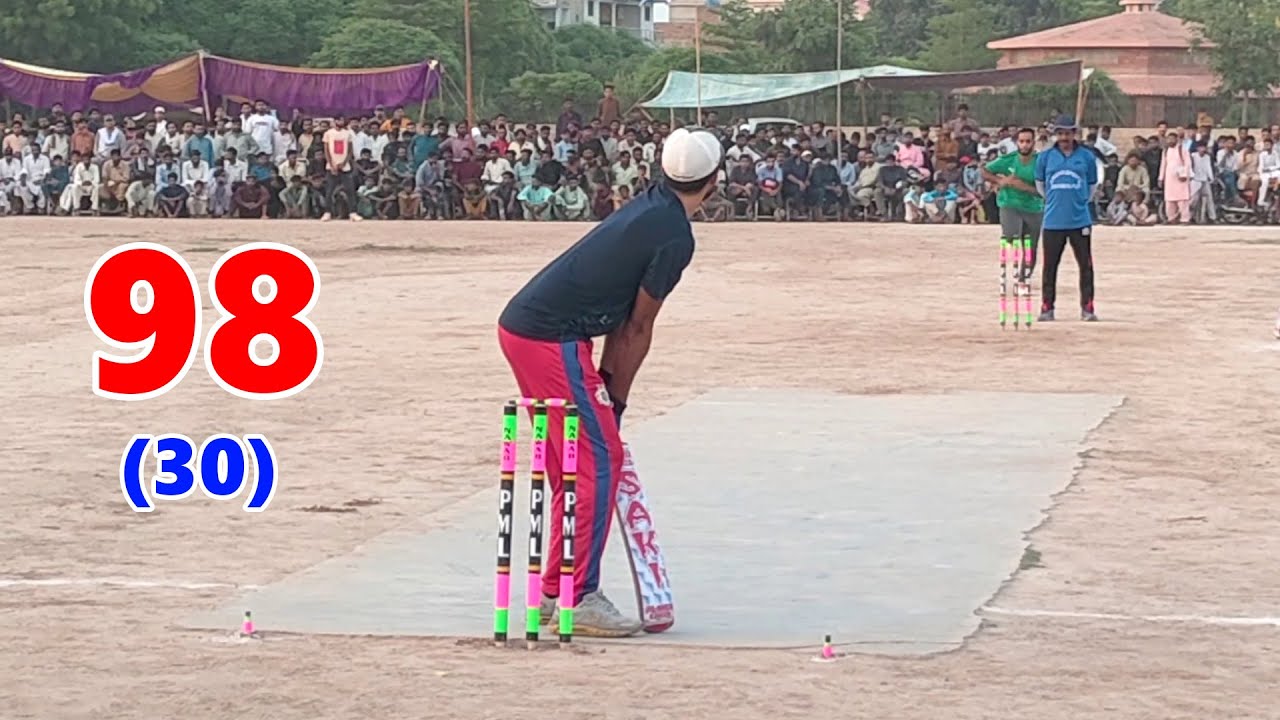 98 Runs Required in 30 Balls | Tamour Mirza Vs Hafiz Pola Best Match ...