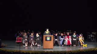 UMSI Commencement 2017   Alumni President's Closing Remarks